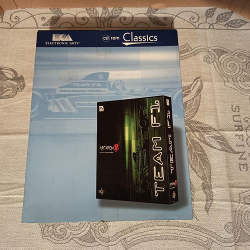 Team F1 PC video game Big Box like new
