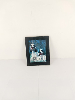 Picture frame with dogs image used