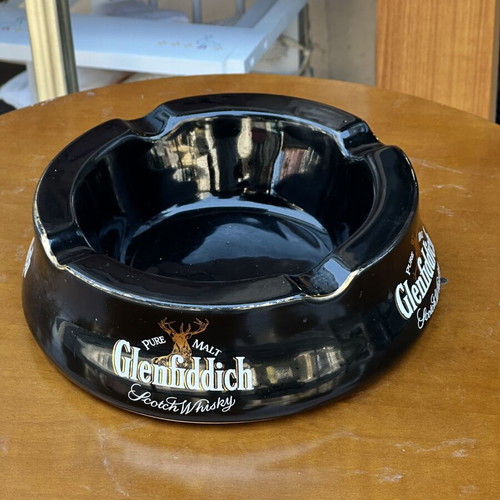 Glenfiddich Scotch Whisky Vintage Ceramic Ashtray used