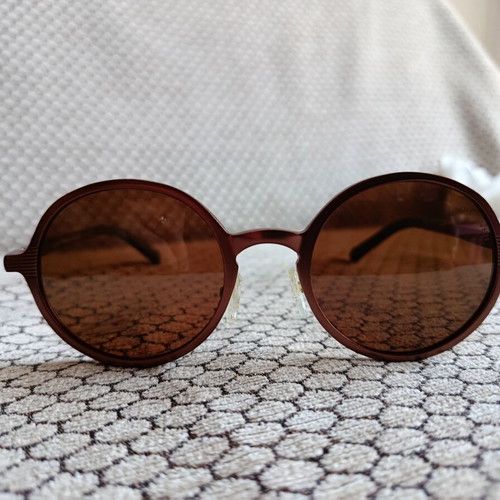 Kingseven sunglasses new unisex with metal frame and case brown