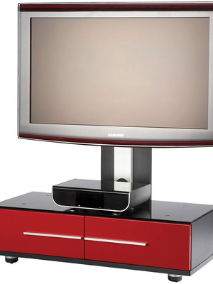 Alphason ST-870 TV hifi furniture like new, red
