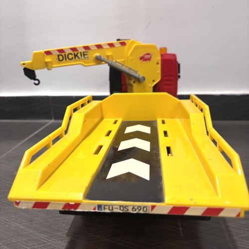 Dickie toy truck day and night service with crane, 55 cm