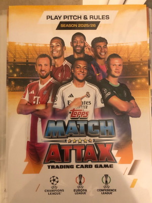 Topps Match Attax 2025-26 full album like new