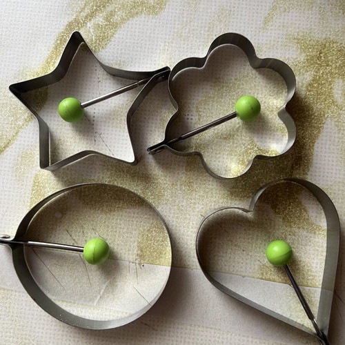 Cookie cutters small, new, assorted shapes