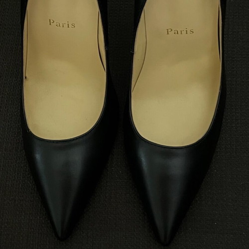 Christian Louboutin Kate black leather pumps size 39