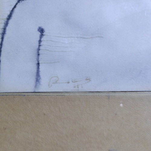 Kyriakos Rokos drawing used in frame with human and dove theme