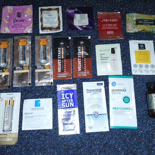 Cosmetic samples new, all together