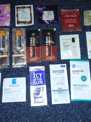 Cosmetic samples new, all together