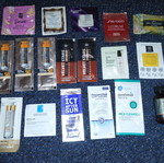 Cosmetic samples new, all together