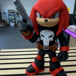 Φιγούρα Punisher Knuckles καινούργια, premium 3D εκτύπωσης