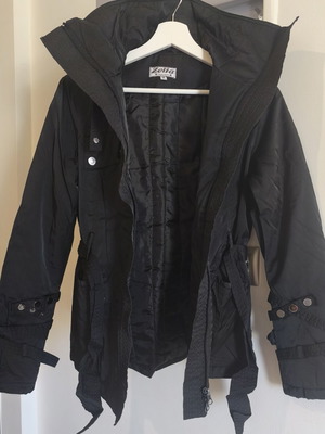 Zelia black women's cargo jacket size 38