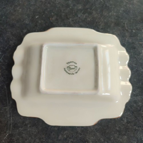 Vintage porcelain ashtray Thomas Marktredwitz used, Germany