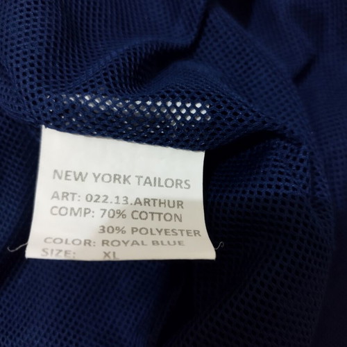 New York Tailors bomber jacket like new, royal blue, size XL