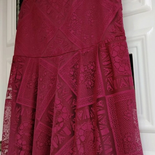Lace dress magenta like new, size XL-XXL, xhilaration