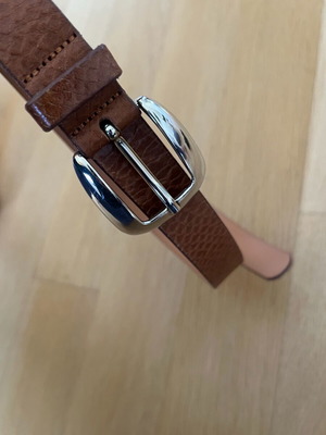 Δερμάτινη ζώνη Uterque μεταχειρισμένη, καφέ, Νο 80