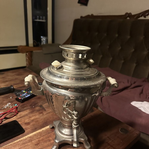 Vintage Russian samovar used, dated 70s to 80s