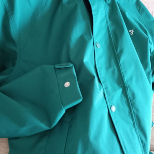 Windbreaker jacket size large like new, green, lightweight