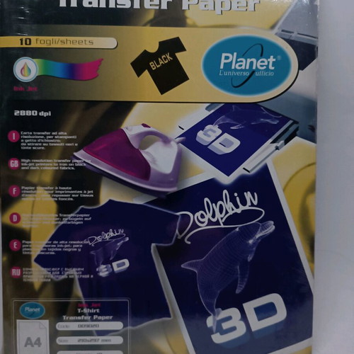 Transfer paper A4 new for dark T-shirt