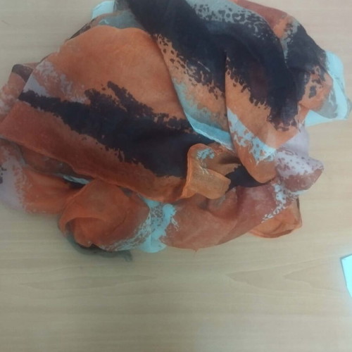 Women's pashmina large silk used