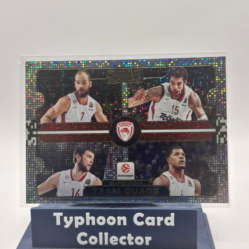 2025-26 Panini Contenders Euroleague Olympiacos Team Quads card
