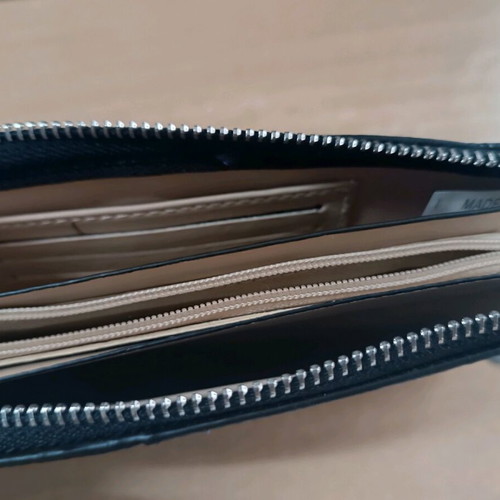 Women's wallet new blue with zipper and strap