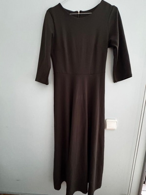 Elastic dress, green and gold