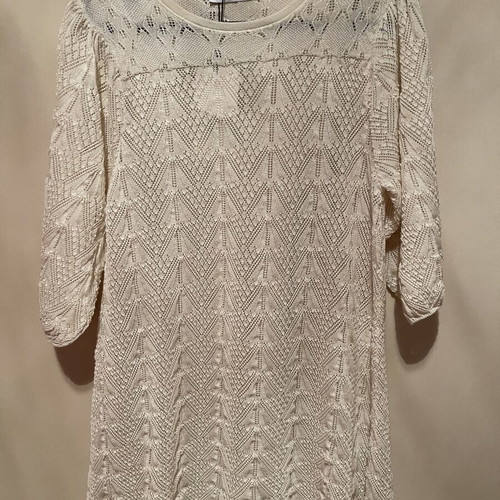 Zara dress new, beige, knitted with lining, cocktail style