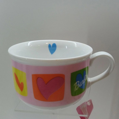 Official Mattel Barbie Hearts Mug tea coffee cup
