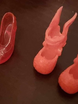 Barbie shoes new, two pairs
