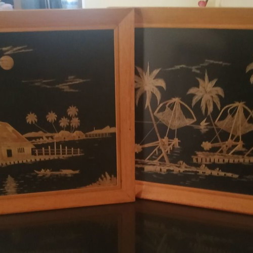 Frames used, set of 2, 40x55 cm