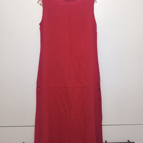 Coral dress one size like new, long