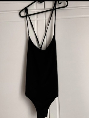 Zara one-piece swimsuit like new, black, size L