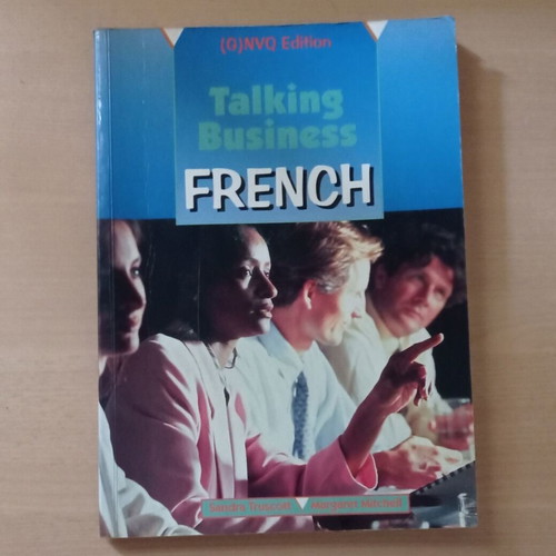 Talking Business French book used, French language