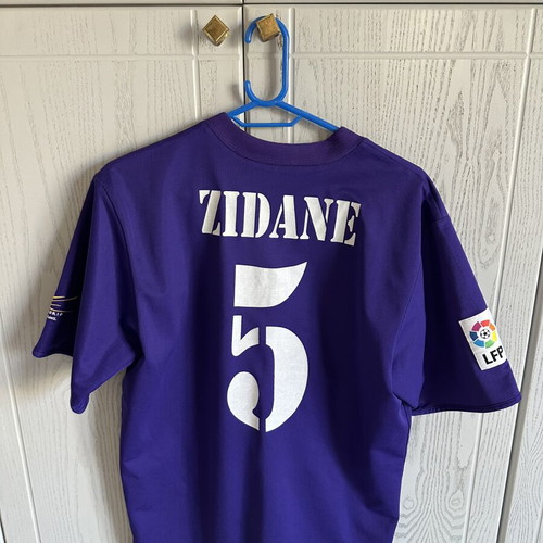 Adidas Real Madrid 1902-2002 Reversible Jersey Zidane #5 used