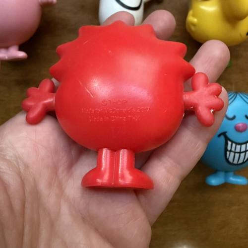 McDonald's Happy Meal Mr Men Little Miss figures used, pack of 6, 2017/18