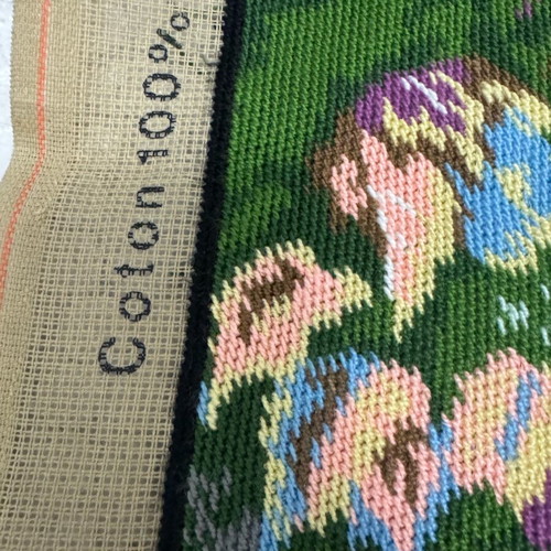 Embroidery with Woman on Horse like new 60x80