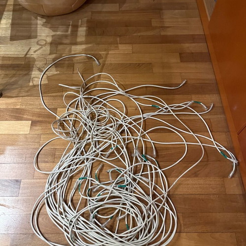 UTP Cat6 Panduit cables used, various lengths