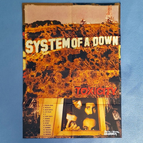 Machine Head & SOAD poster used, double-sided, Metal Hammer