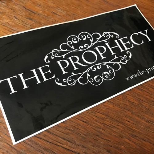promo sticker/flyer: The Prophecy, Into the light, doom metal collectible lp vinyl my dying
