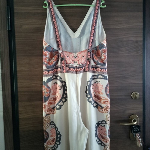 Summer jumpsuit like new, XL size, back zipper design