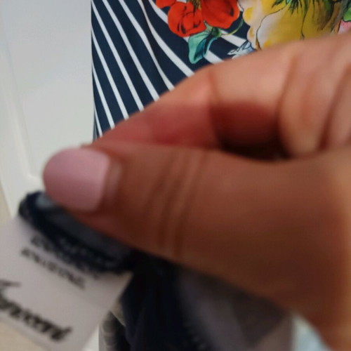 Innocent midioum dress blue multicolor like new, cotton