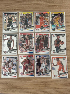 Κάρτες Optic Panini Euroleague 2023-24 καινούργιες, πακέτο 12 μονές