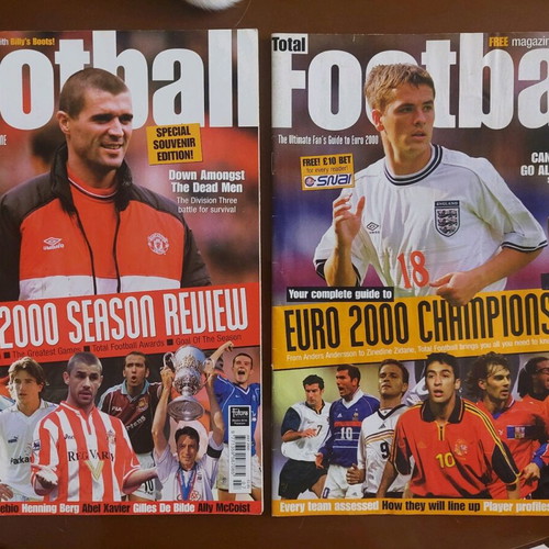 Total Football magazine and insert from 2000 like new