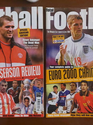 Total Football magazine and insert from 2000 like new
