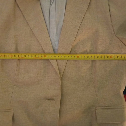 Zara cotton jacket used, beige, size large