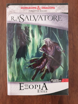 Exile by R.A. Salvatore like new Greek edition
