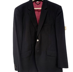 Burberry London Men's Blazer Blue Black 54 R EU