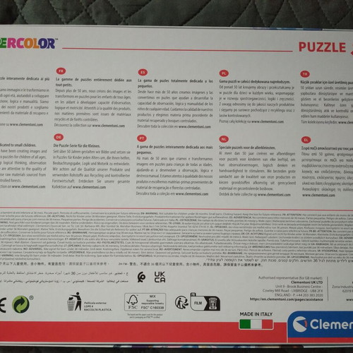 Clementoni Frozen puzzle pack of two 104 pieces like new