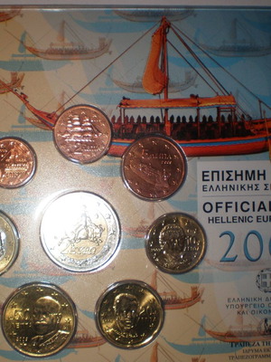 Επίσημο μπλίστερ Τράπεζας της Ελλάδος 2009 καινούργιο