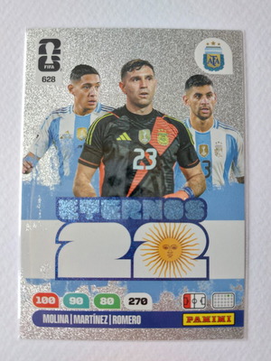 World Cup 2026 Adrenalyn XL Ultra σπάνια κάρτα Eternos 22 Νο 630 Molina Martinez Romero σαν καινούργιο